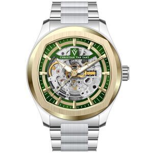 Christian Van Sant Men's Romeo Green Dial Watch - CV9508